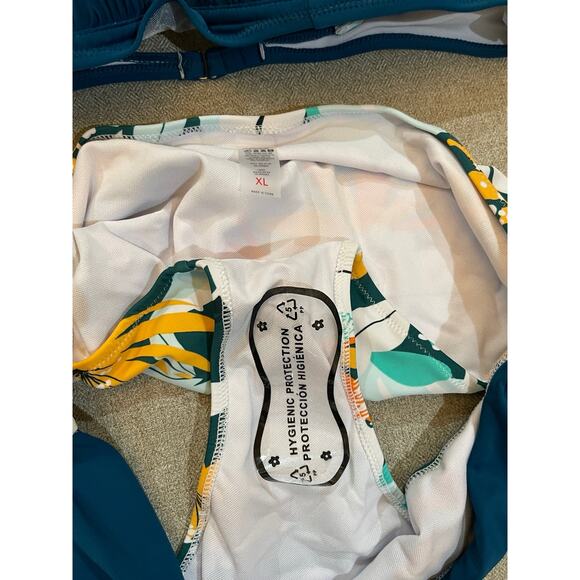 Bikini Set 2 PCs Dark Green Sexy Size XLarge - Picture 6 of 7